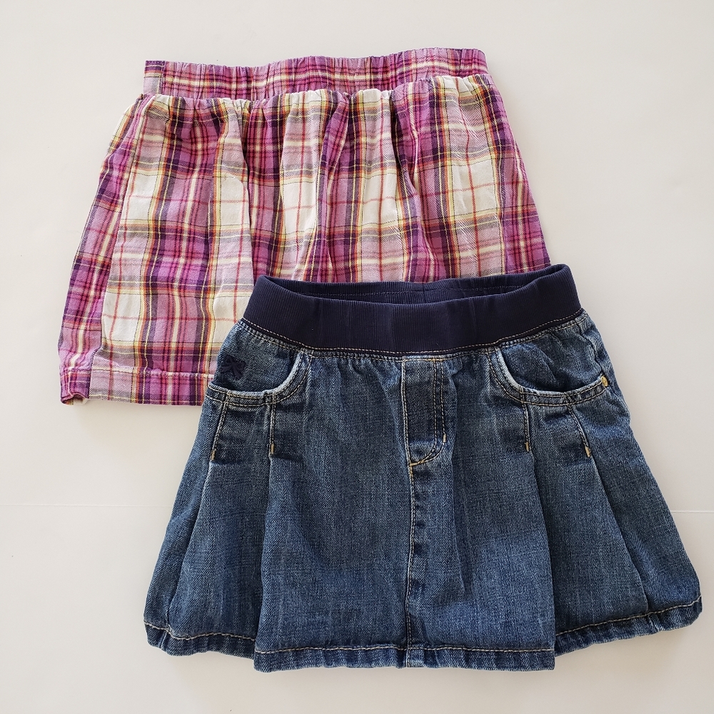 Gymboree Y2K Mini Skirts Lot of 2 Size 7